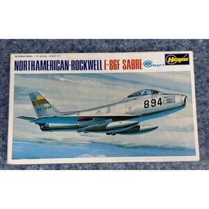 HASEGAWA North American Rockwell F-86F Sabre Model Kit  JS 015-100 1/72 COMPLETE